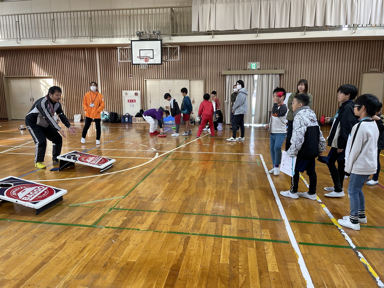 三雲中学校区交流会（ボッチャ等体験）　12/13（金）